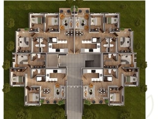 Vendo Apartamento  Tipo  " B y C " en Torre Paseo del Bosque - 3