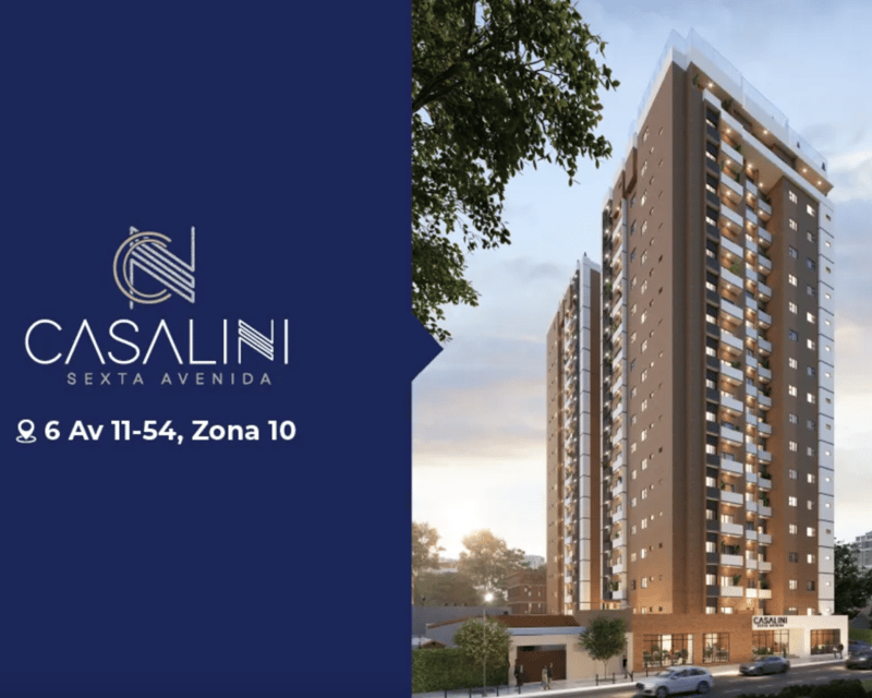 CASALINI SEXTA –  Proyecto Tu nuevo hogar en Zona 10