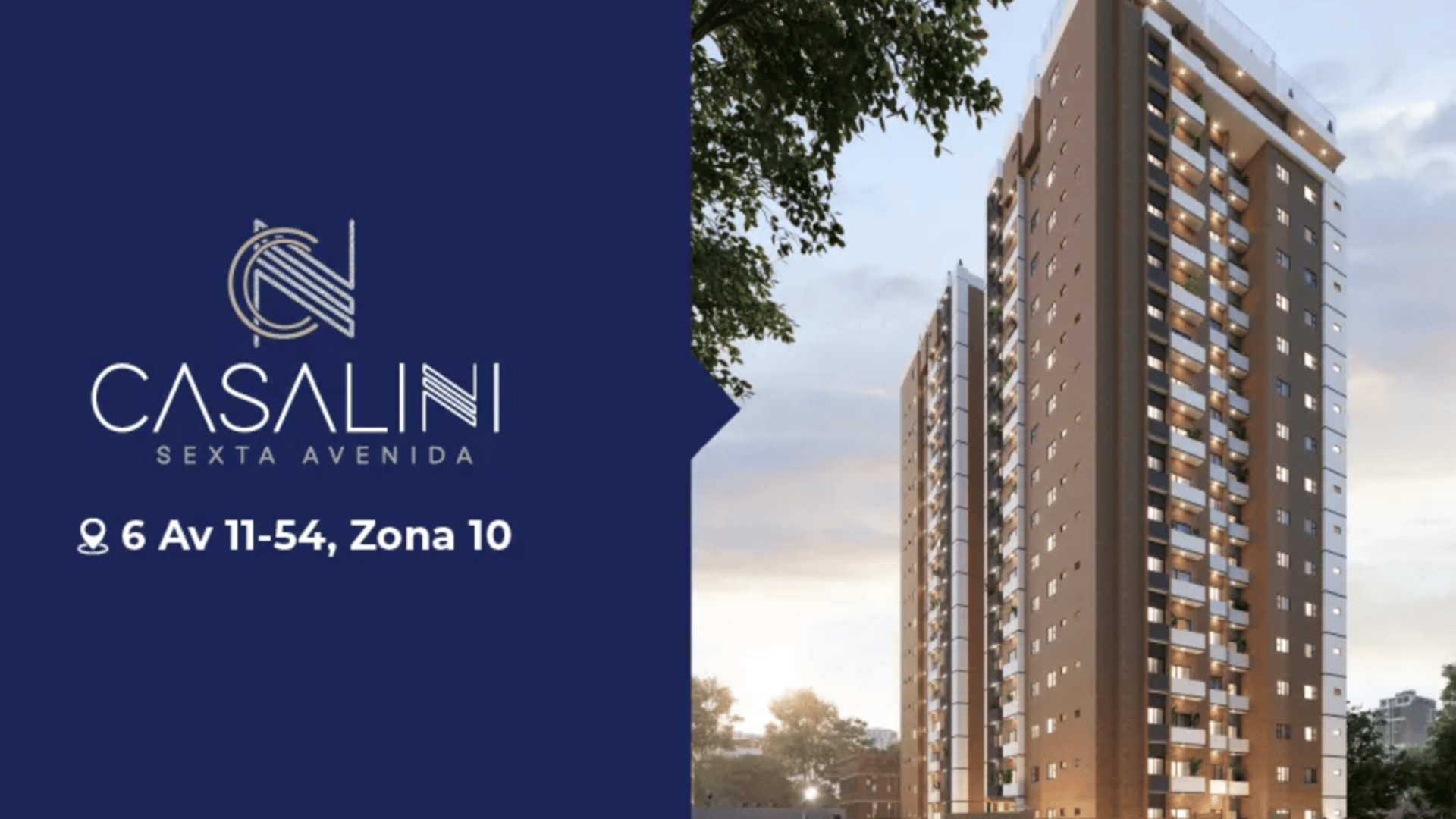 CASALINI SEXTA –  Proyecto Tu nuevo hogar en Zona 10