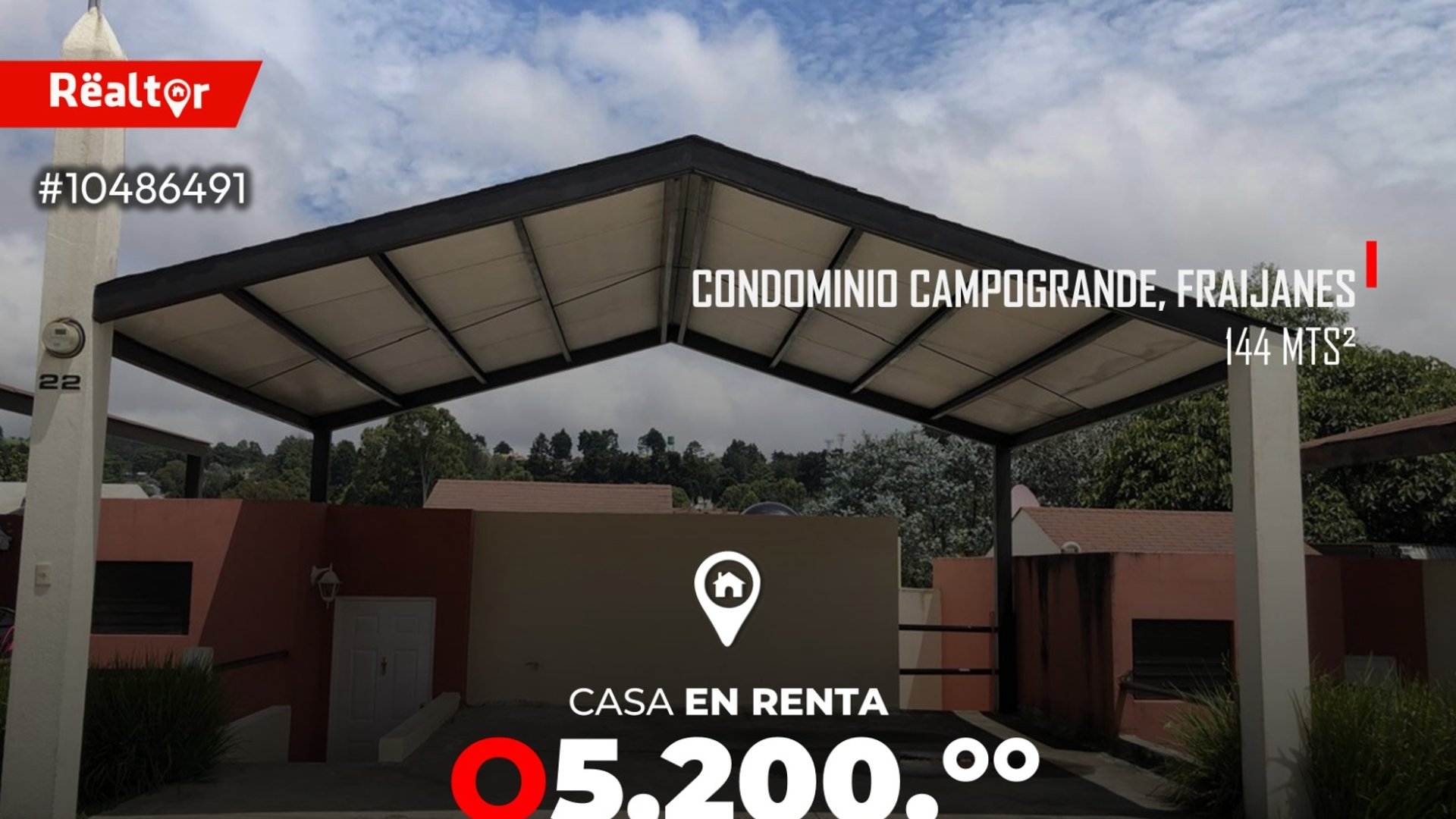 Casa en renta en Condominio Campogrande, Fraijanes