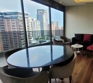 Apartamento en renta amueblado zona 14 Santa Ines del Parque Ref-6070
