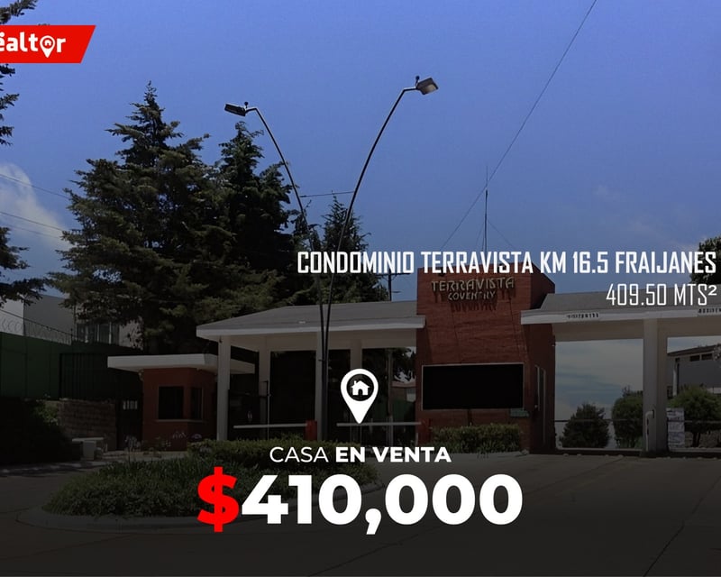 Casa en Venta en Condominio Terravista km 16.5, Fraijanes