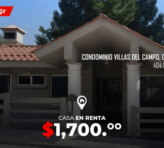 Casa en Renta en Condominio Villas del Campo, CAES
