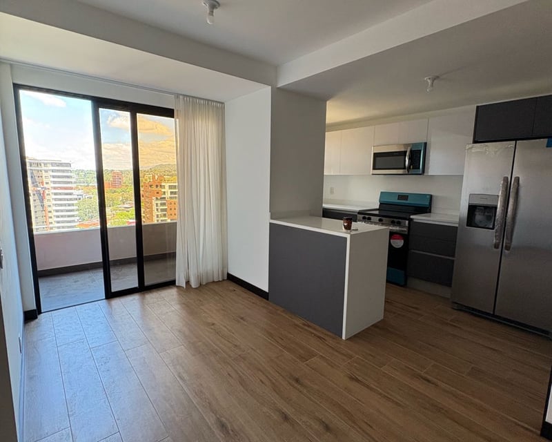 Apartamento nivel alto de 2 habitaciones en renta Alena zona 15 VHII