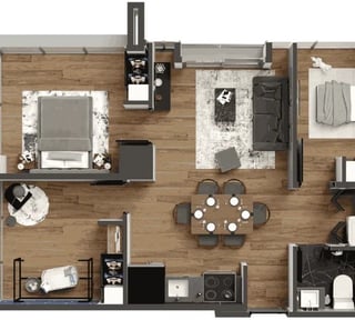 Apartamento nuevo en Venta en Villa Mariscal zona 11