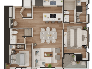 Venta de Apartamento en Zona 15 Col. El Maestro - 3