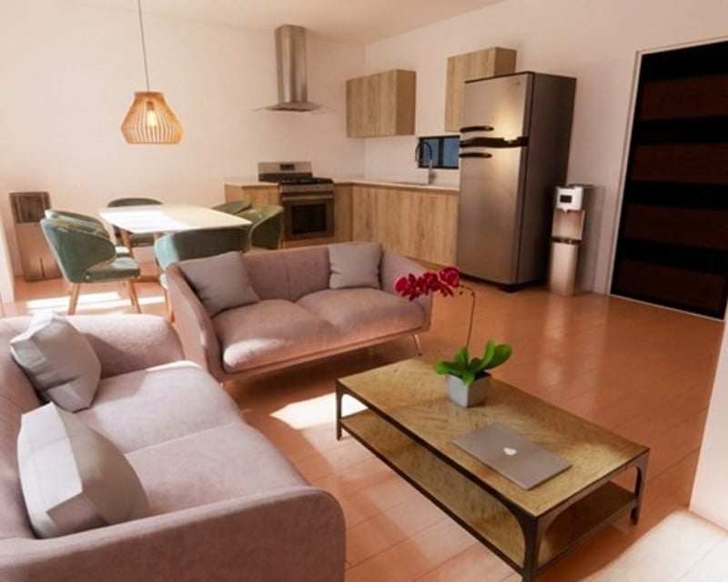 Venta de casa con jardin de 3 habitaciones en zona 8 de Mixco Ref-5796