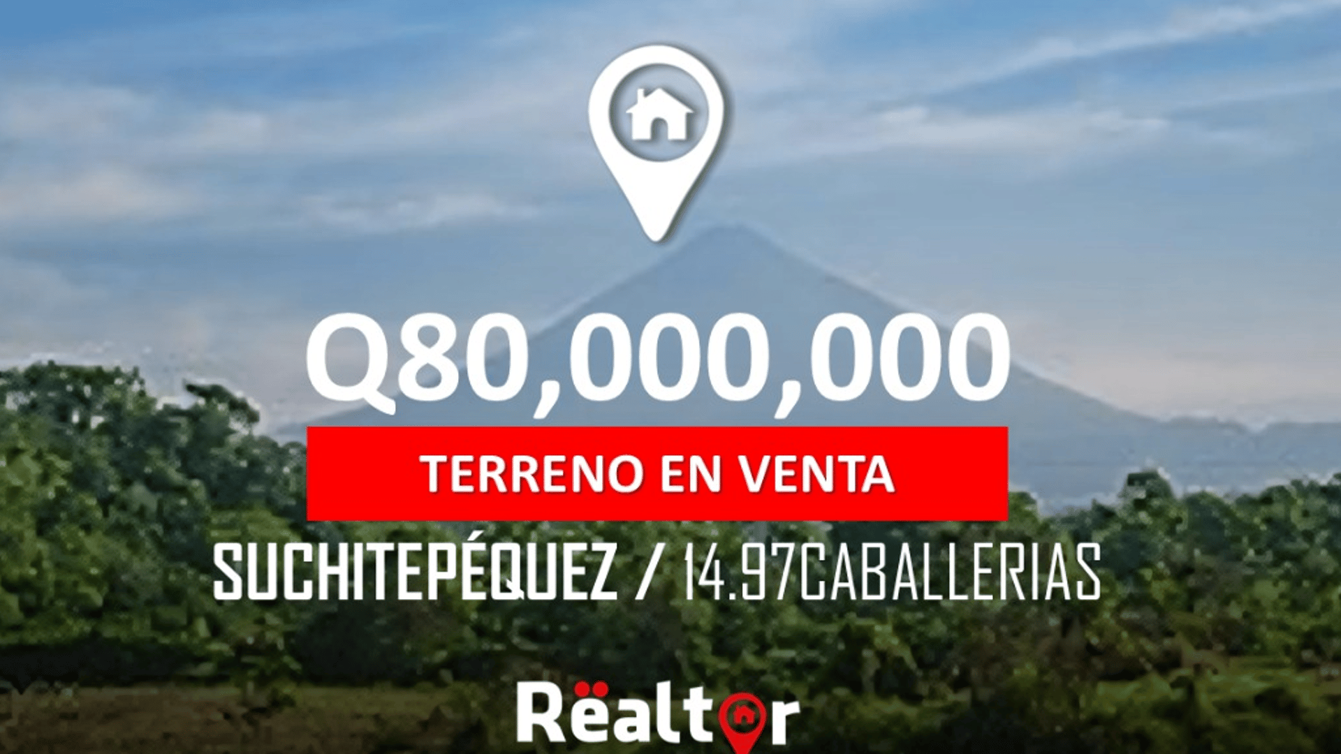 Terreno en Venta en Concepción la Grande, Depto. Suchitepéquez 