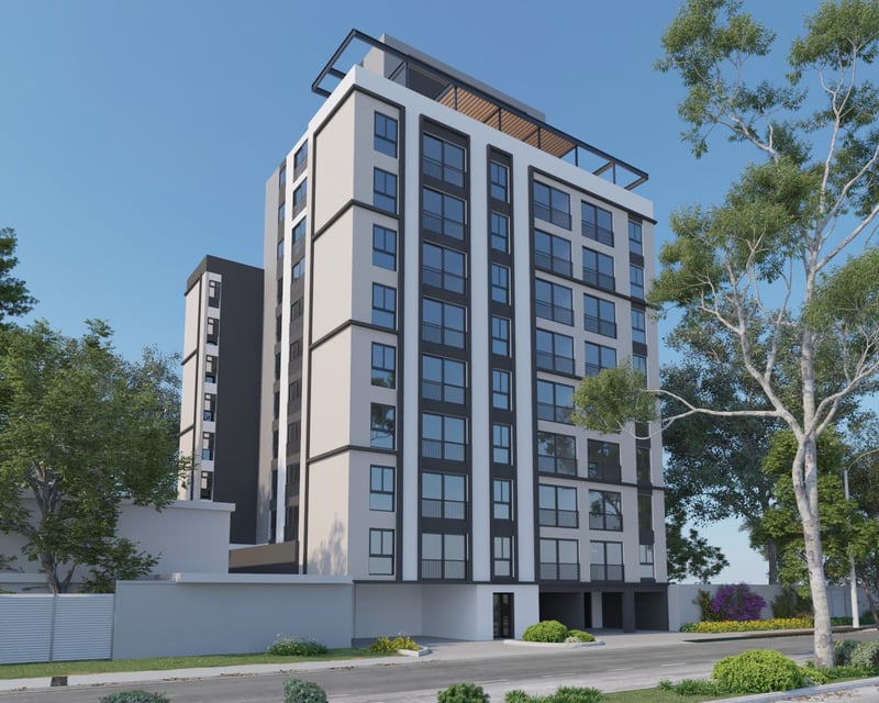 Acacias 13, apartamentos en planos de 1 habitación en zona 13