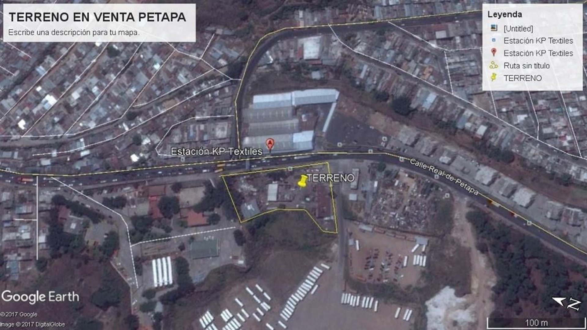 Terreno en Venta Avenida Petapa, zona 12