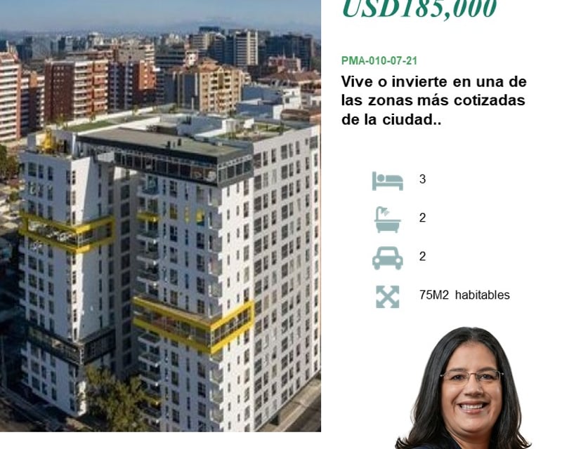 Apartamento en venta en zona 10