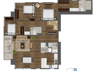 Apartamento en venta en zona 15 - 3