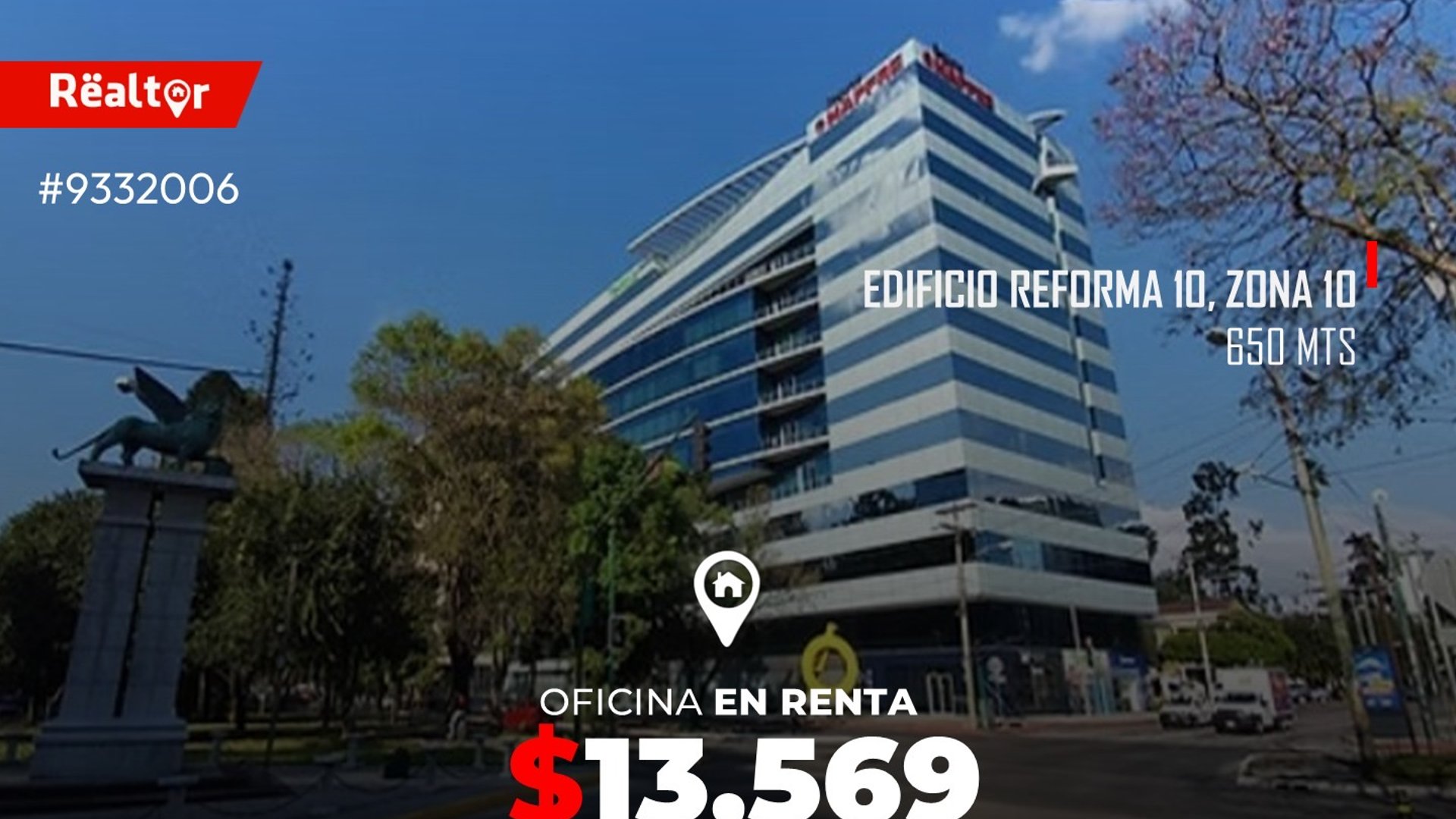 Oficina en Renta en Edificio Reforma 10, zona 10