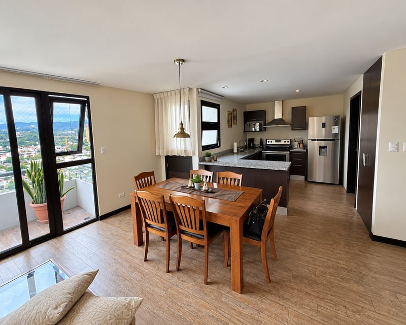 Apartamento amueblado en Torre 360, zona 15