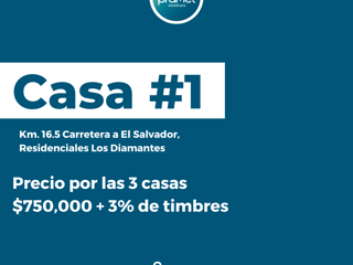Proyecto familiar de 3 Casas en VENTA  en Carretera a El Salvador - 2