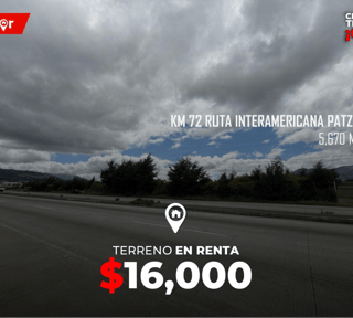 Terreno en renta en Km 72 Ruta Interamericana Patzicia, Chimaltenango