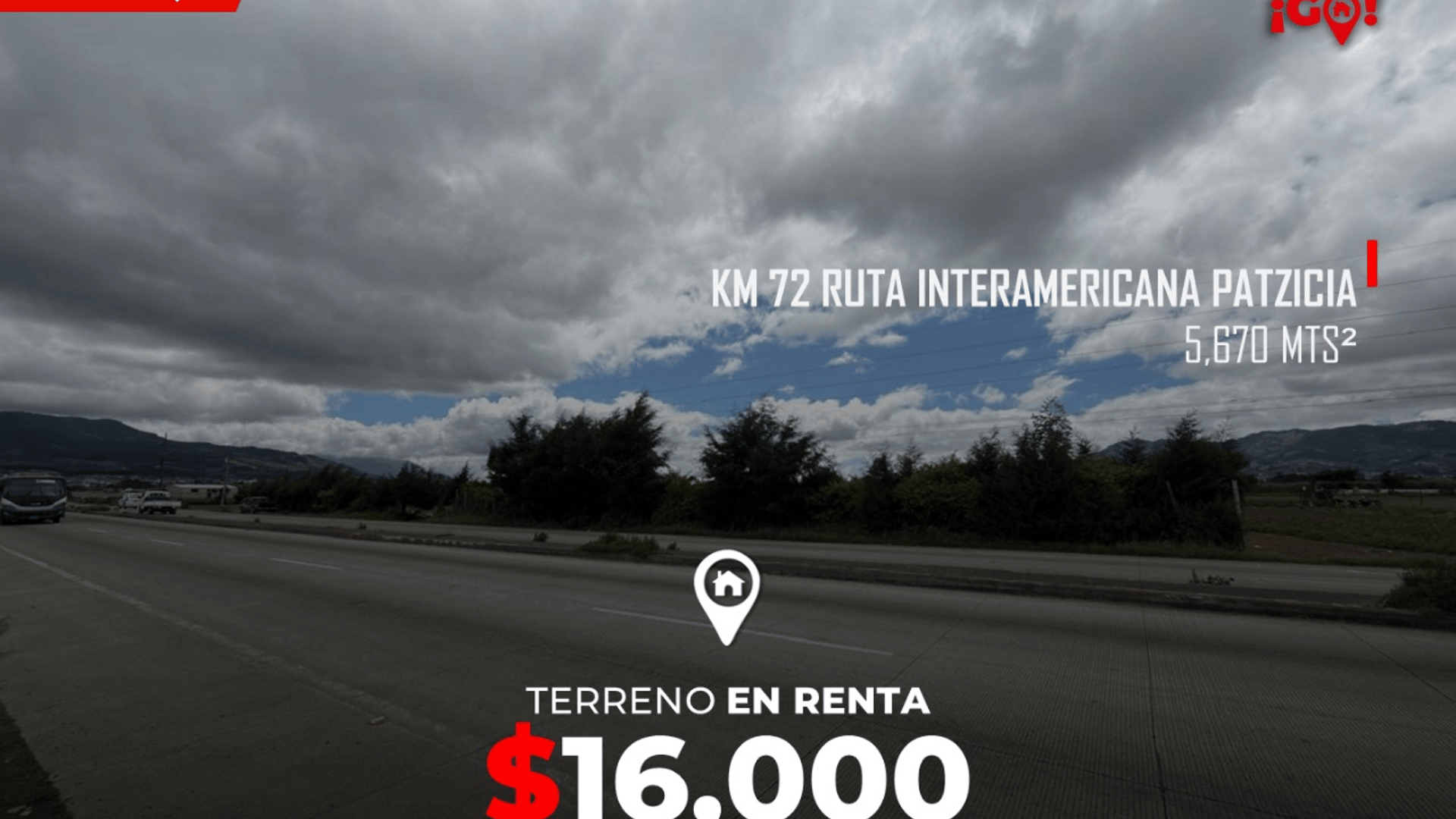 Terreno en renta en Km 72 Ruta Interamericana Patzicia, Chimaltenango